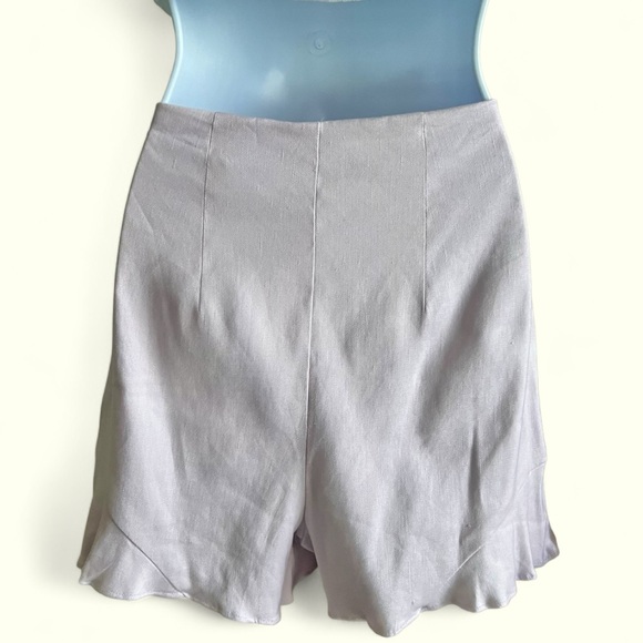 NWT Express Lilac Ruffle Skort Asymmetrical - Size 4 - Picture 2 of 10